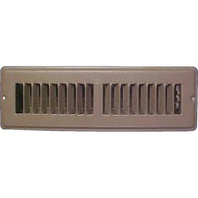 D&w FR2X10HBR Steel Floor Register W/damper (D&w Inc)