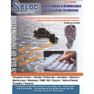 Seloc Publications 5002 MARINE REPAIR & MAINTENANCE ELECTRONIC GUIDE / DISPLAY ONLINE DYI W/6 CD-1YR
