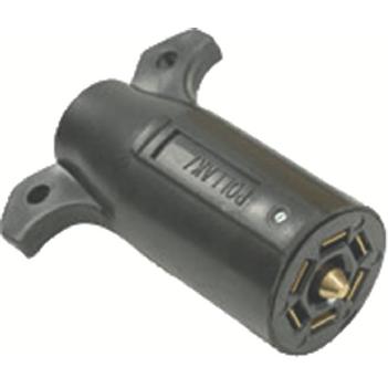 Pollak Corp 12706EP 7-WAY Black Plastic Connector (Stoneridge)