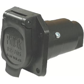 Pollak Corp 12707EP 7-WAY Black Plastic Connector (Stoneridge)