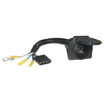 Pollak Corp 12723EP 4-WAY Flat to 7-WAY Rv Socket Adapter (Stoneridge)