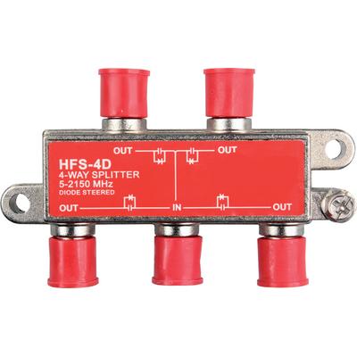 Jr Products 47345 4-WAY 2.4 Ghz Hd/satellite Line Splitter (Jr)
