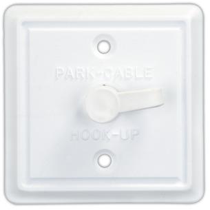 Jr Products 47795 Square Cable Tv Plate (Jr)
