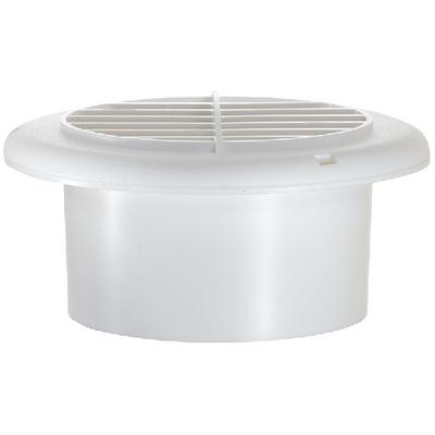 Rv Designer H820 4" Replacement Furnace/ac Vent With Damper (Rv_Designer)