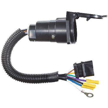 Rv Designer P123 Pollack 4-WAY Flat to 7-WAY Socket Adapter (Rv Designer)