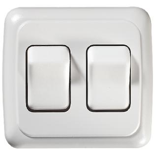 Rv Designer S533 Contoured On/off Wall Switch ? In Plates (Rv_Designer)