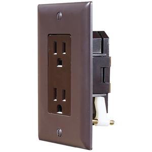 Rv Designer S815 Ac "self Contained" Dual Outlets With Cover-Plate (Rv_Designer)