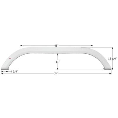 Icon Technologies 01756 Fender Skirts ? Tandem Carriage FS1756 (Icon_Technologies)