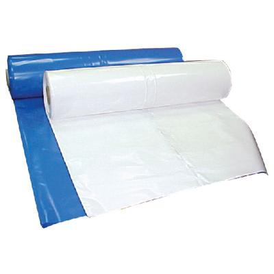 17BL VALUE SHRINK WRAP - 7 MIL, 200# ROLL / BLUE POLY FILM 17ftX 350ft- 200#