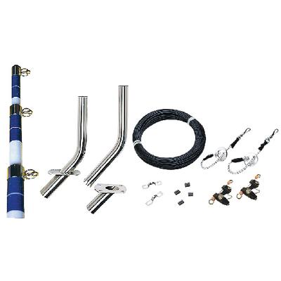 OUTRIGGER STANDARD RIGGING KIT TACO 236 RK0001SB BLACK 100FT FISHING TROLLING