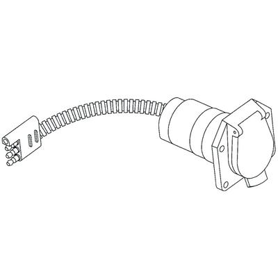 Rv Pigtails 20020 7 to 4-WAY Adapter (Rv_Pigtails)