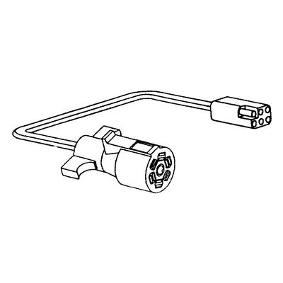 Rv Pigtails 40015 Molded 7-WAY Female to 6 Or 8-WAY Female Connectors (Rv_Pigtails)