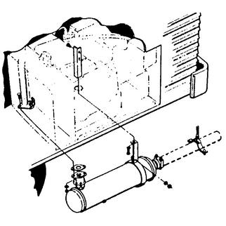 Cummins (Onan Generators) 1551258 Onan Muffler (Onanred)