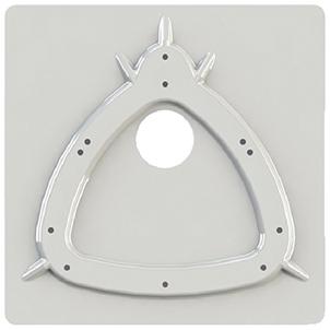 King Controls MB8100 Mounting Plate-Jack Antenna (King_Controls)