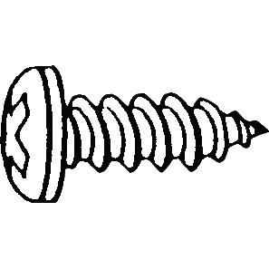 Alloy Fasteners, Inc 026 Phillips Tapping Screw - Pan Head
