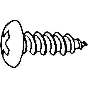 Alloy Fasteners, Inc 03182536 Phillips Tapping Screw - Truss Head