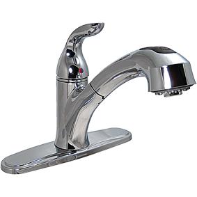 Valterra PF231341 8" Hybrid Kitchen Faucet w/ Pullout Spout (Phoenix)