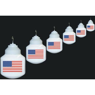 Polymer Products Llc 1601USFLAG Polymer Products Globe Lights (Polymer Products)