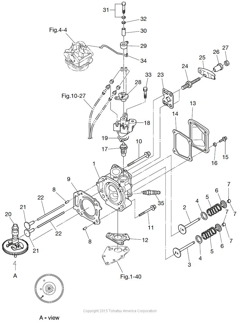 MFS4C CYLINDER HEAD & VALVE & CAMSHAFT