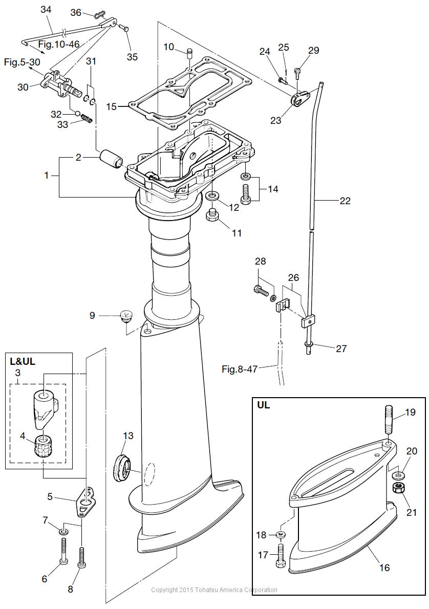 MFS4C DRIVE SHAFT HOUSING & SHIFT