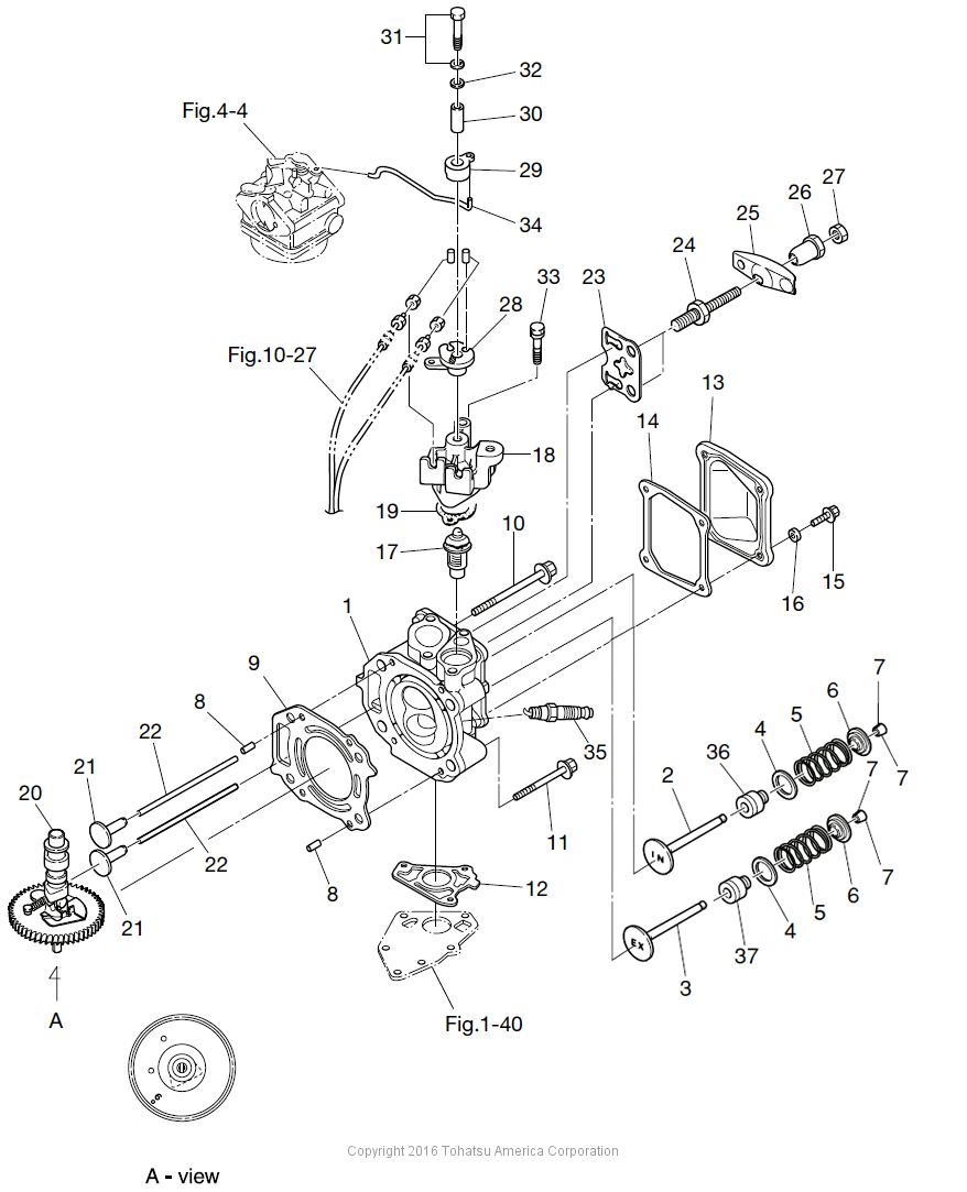 MFS4C CYLINDER HEAD & VALVE & CAMSHAFT
