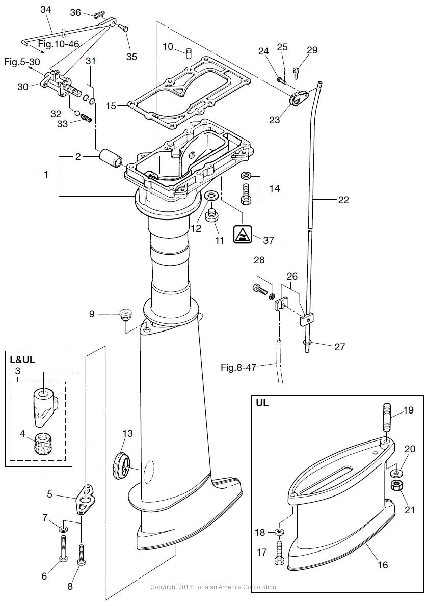 MFS4C DRIVE SHAFT HOUSING & SHIFT