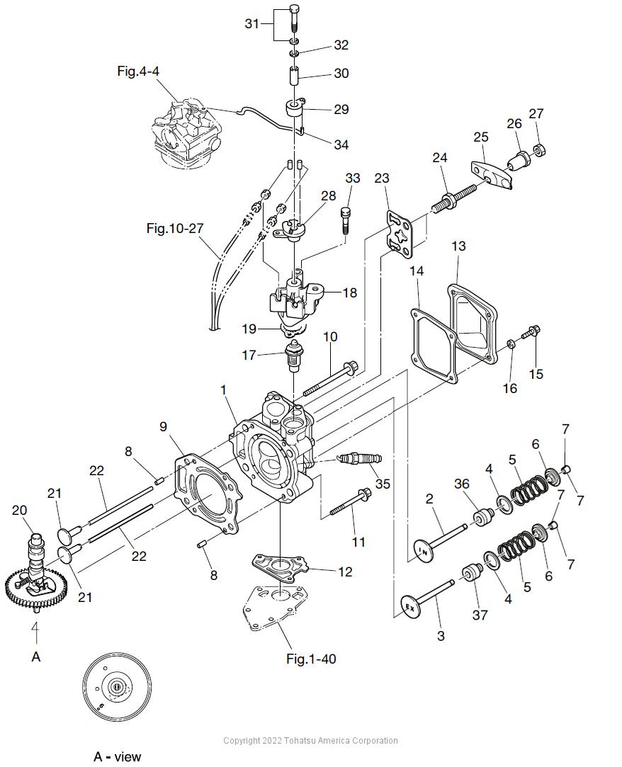 MFS4D CYLINDER HEAD & VALVE & CAMSHAFT