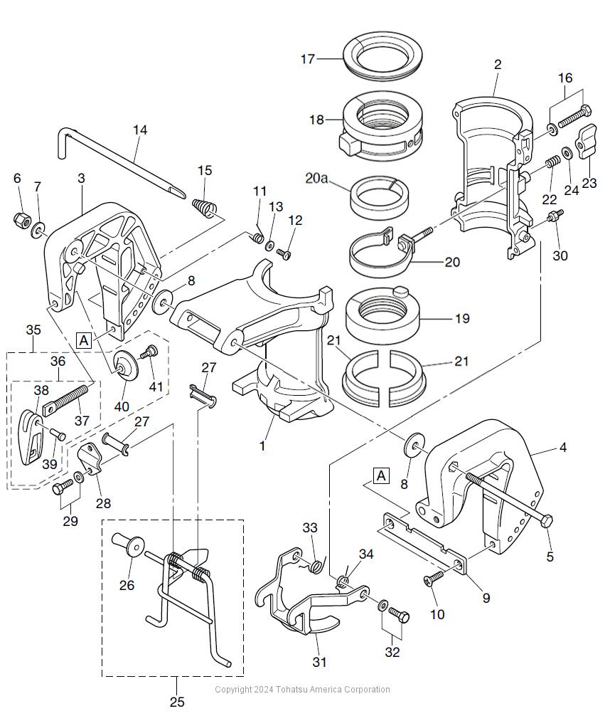 MFS4D BRACKET & REVERSE LOCK
