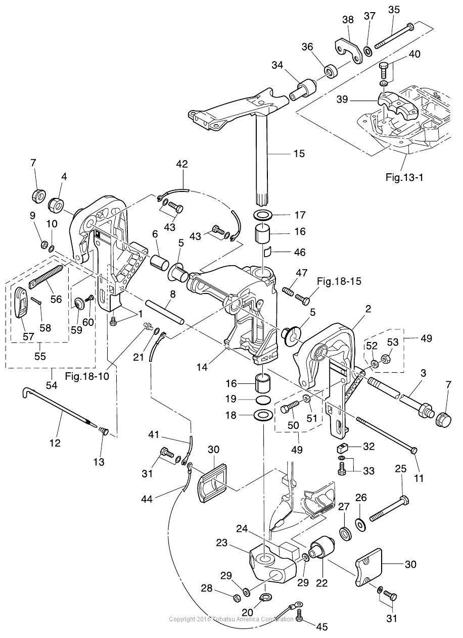 MD40B2 BRACKET (1) MANUAL TILT (EFO/EPO MODEL)