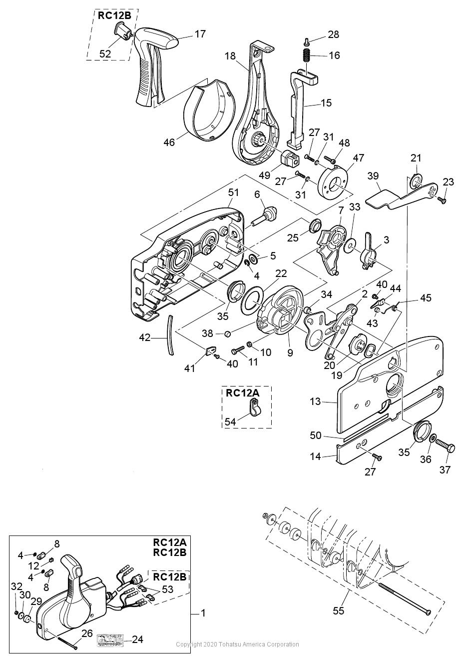 MFS30C COMPONENT PARTS OF REMOTE CONTROL