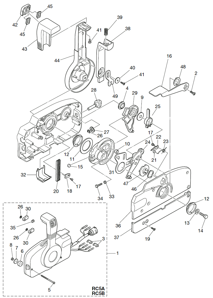 remote control parts