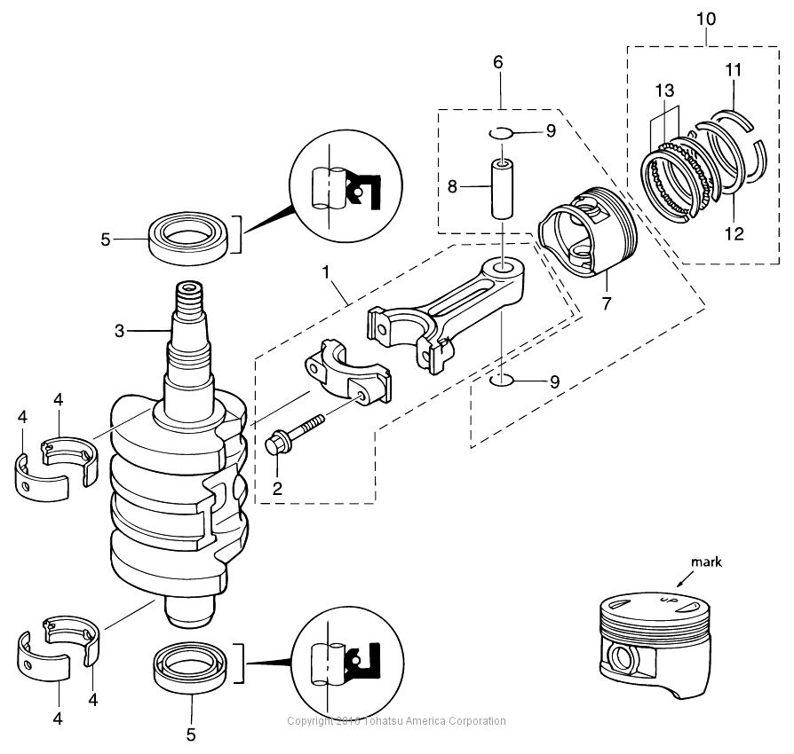 MFS8A3 PISTON & CRANK SHAFT