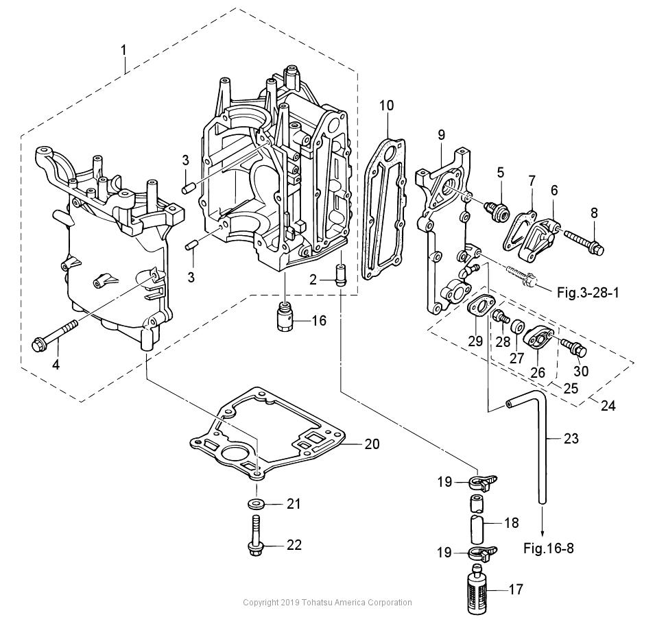 MFS8B CYLINDER & CRANK CASE