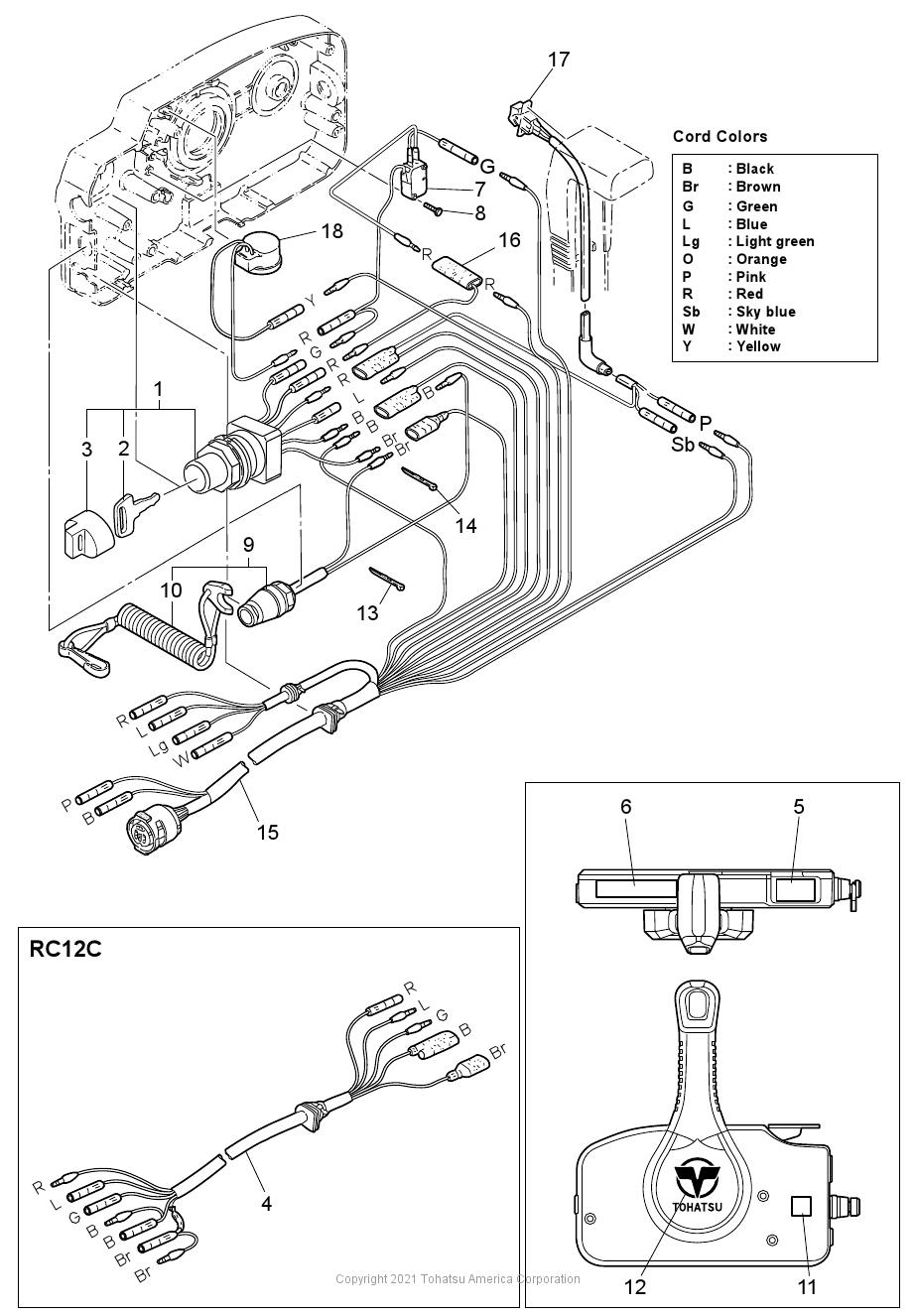 MFS8B COMPONENT PARTS OF REMOTE CONTROL (ELECTRIC PARTS)