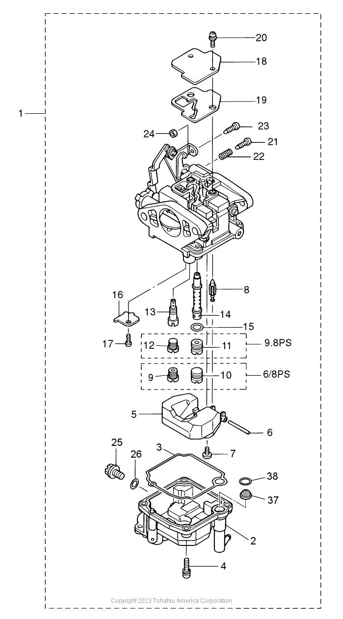 MFS9.8B CARBURETOR