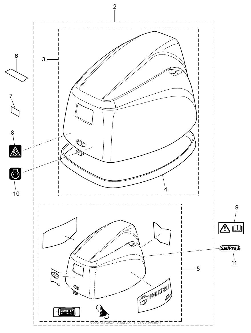 MFS9.8B TOP COWL