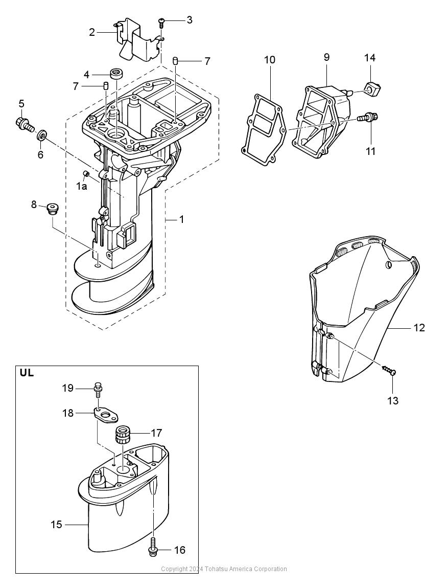 MFS8B DRIVE SHAFT HOUSING