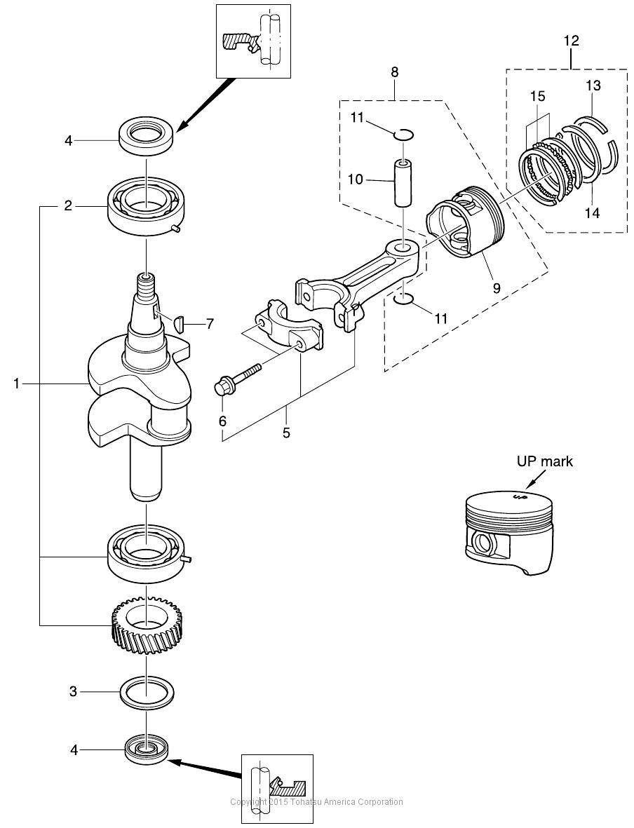 MFS3.5B PISTON & CRANK SHAFT