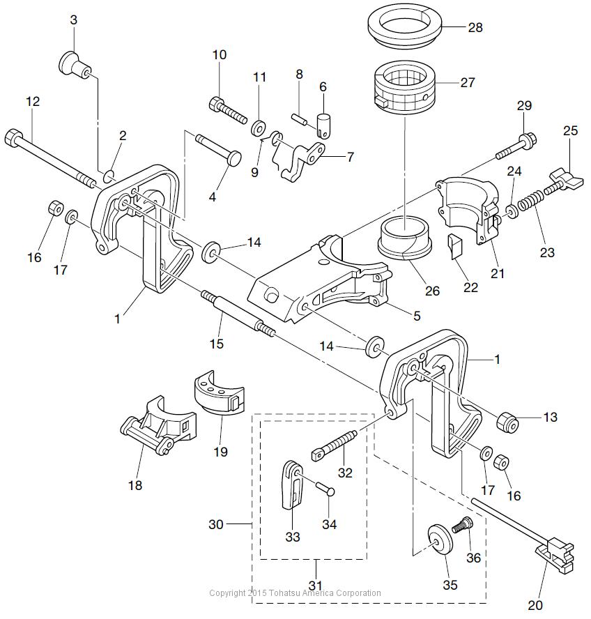 MFS3.5B CLAMP BRACKET & SWIVEL BRACKET