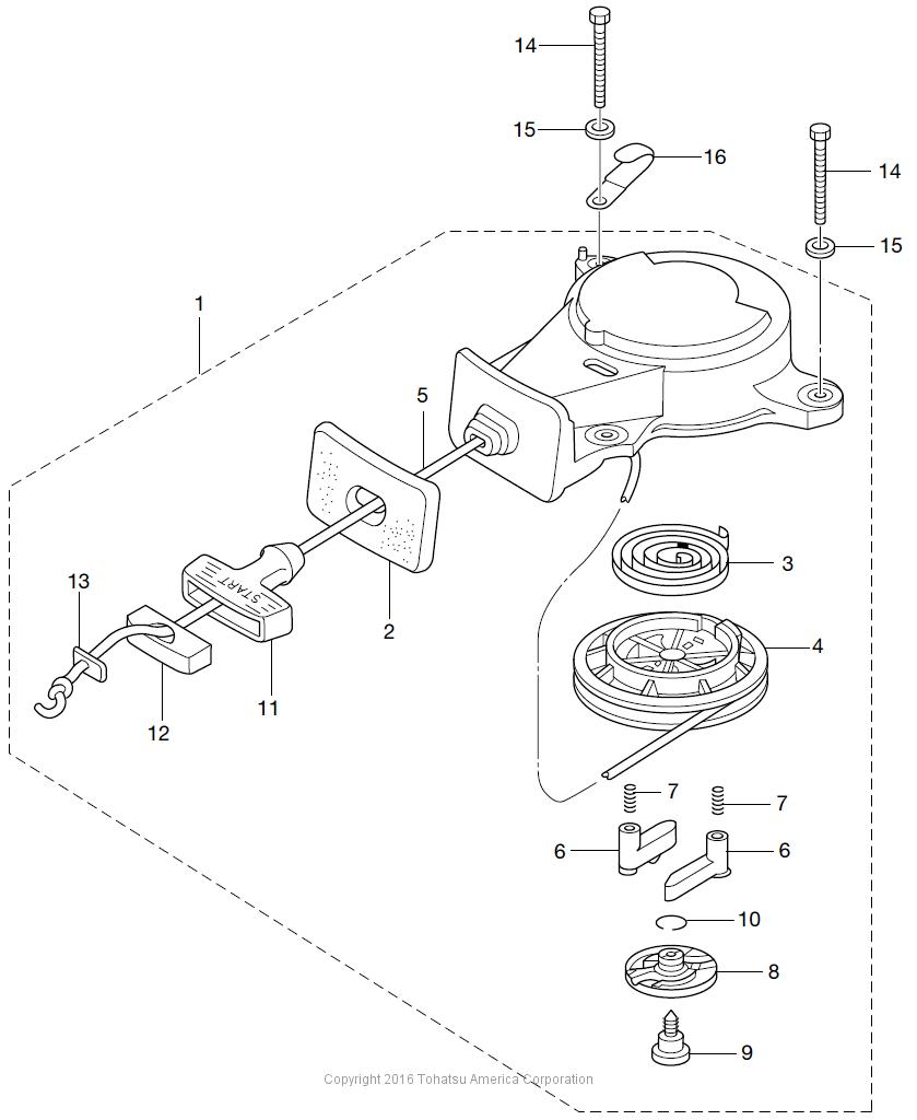 MFS2.5B RECOIL STARTER