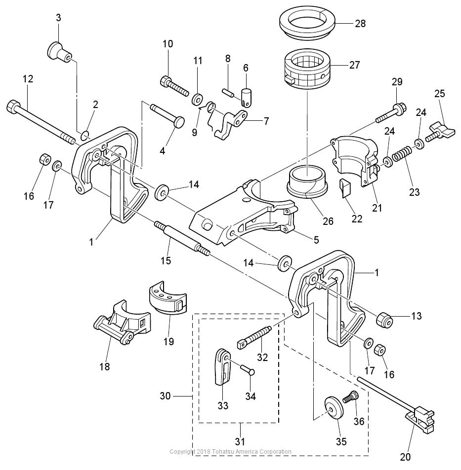 MFS3.5B CLAMP BRACKET & SWIVEL BRACKET