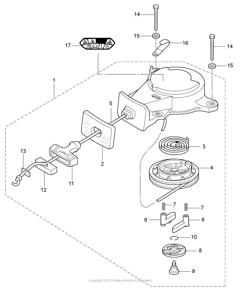 MFS3.5C RECOIL STARTER