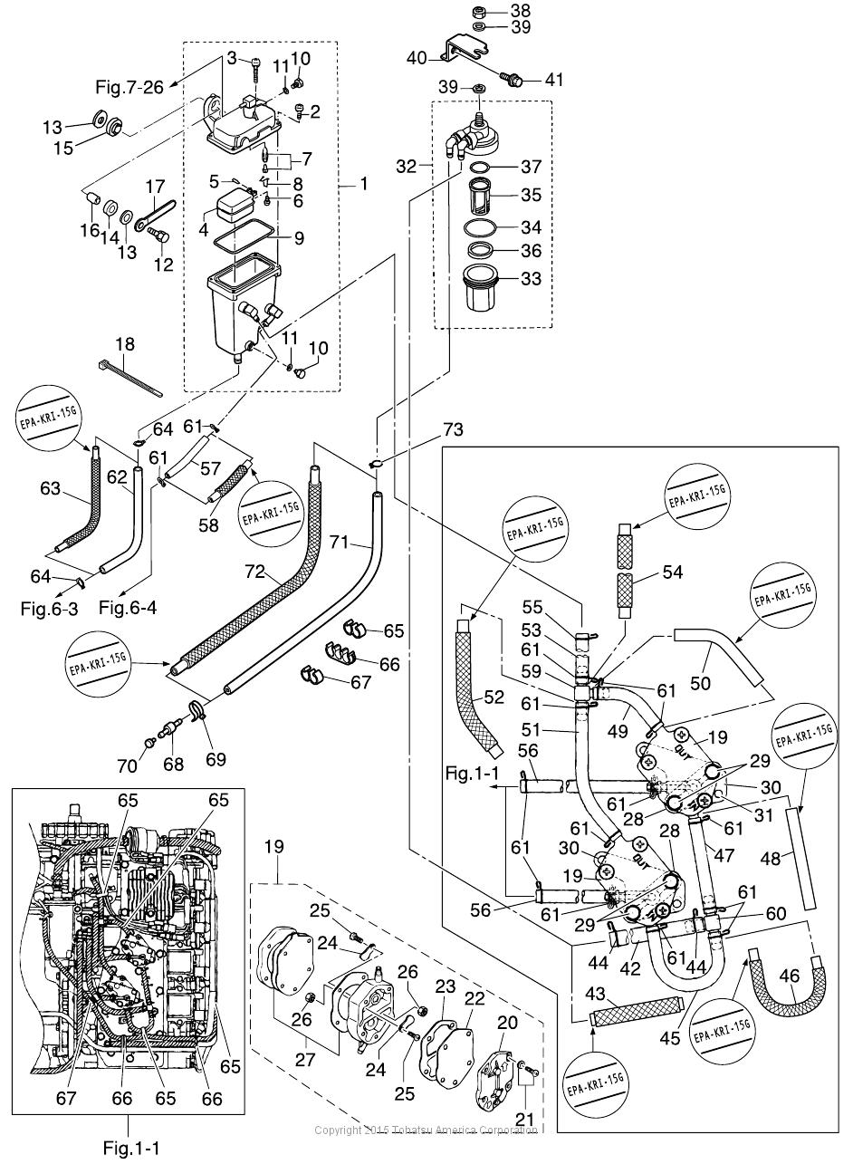 MD115A2 VAPOR SEPARATOR & FUEL LINE