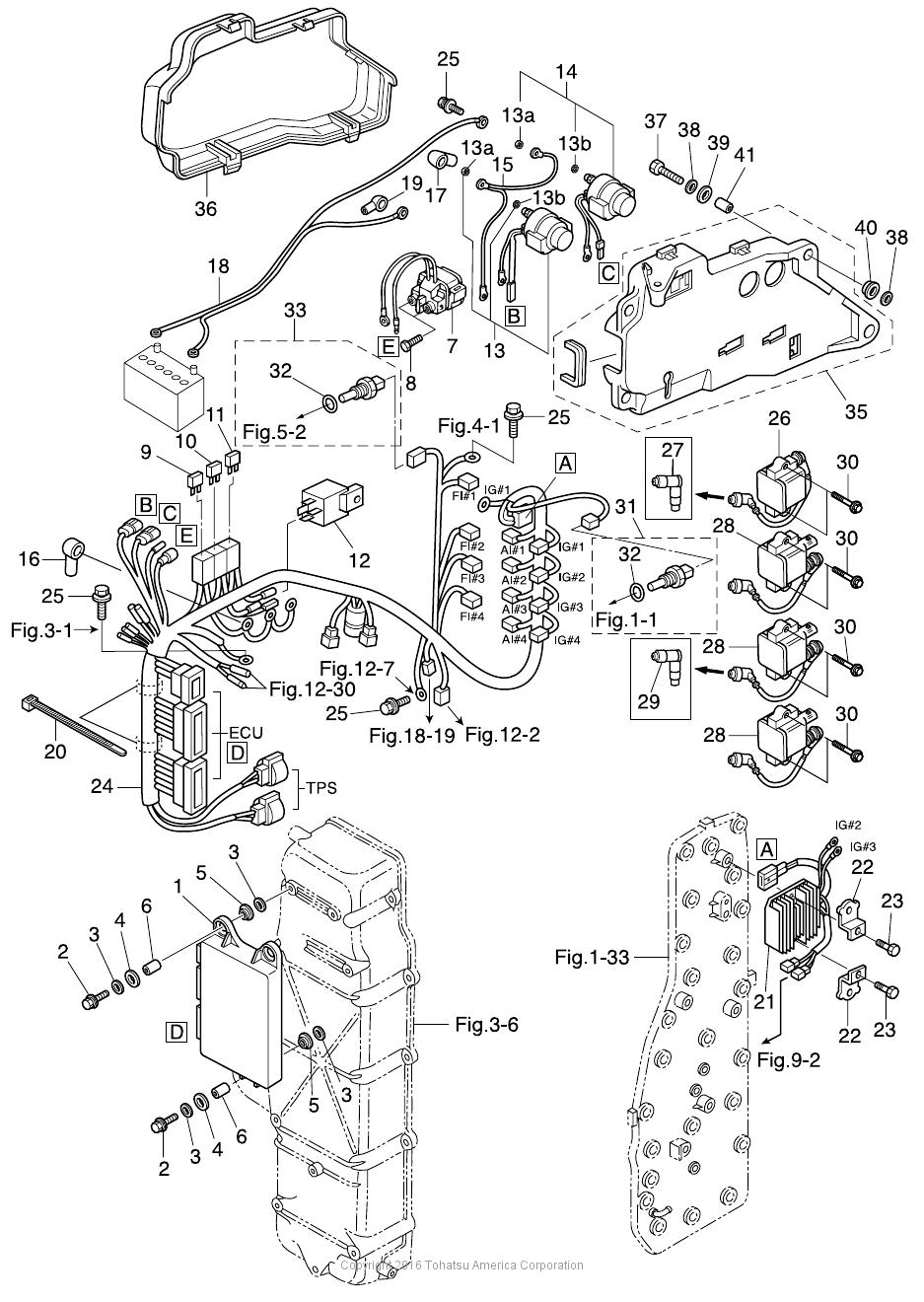 MD115A2 ELECTRIC PARTS (ECU & DIAGRAM)