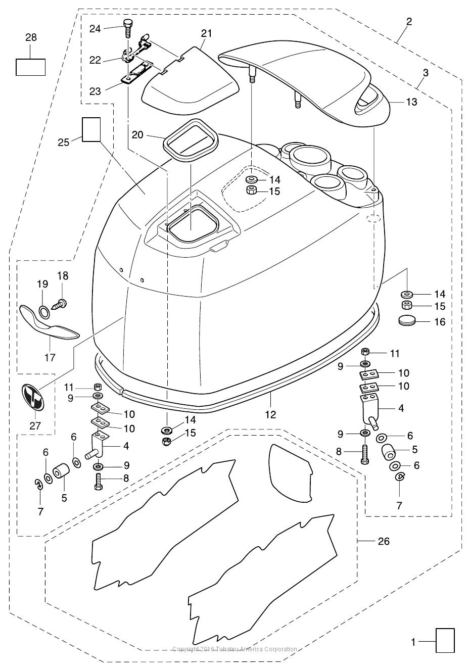 MD115A2 TOP COWL