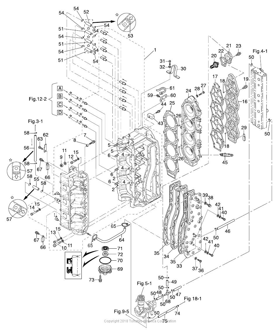 MD115A2 CYLINDER & CRANK CASE