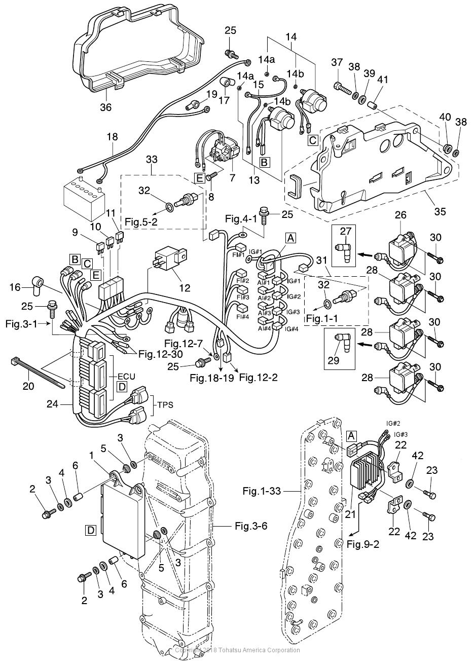 MD115A2 ELECTRIC PARTS (ECU & DIAGRAM)