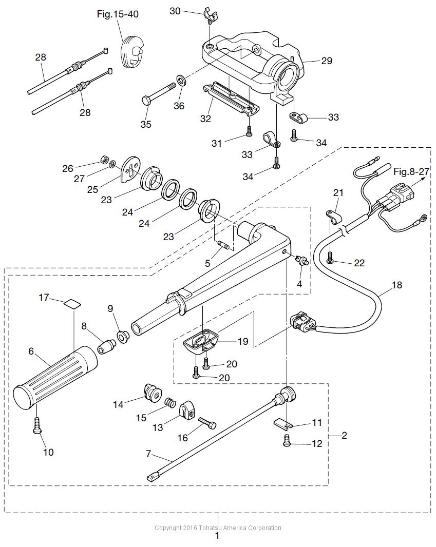 MFS20D TILLER HANDLE