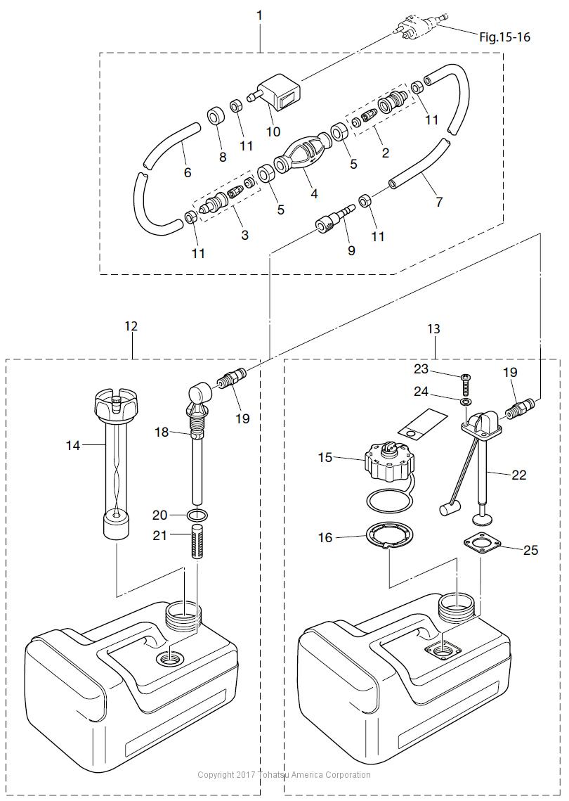 MFS15D FUEL TANK