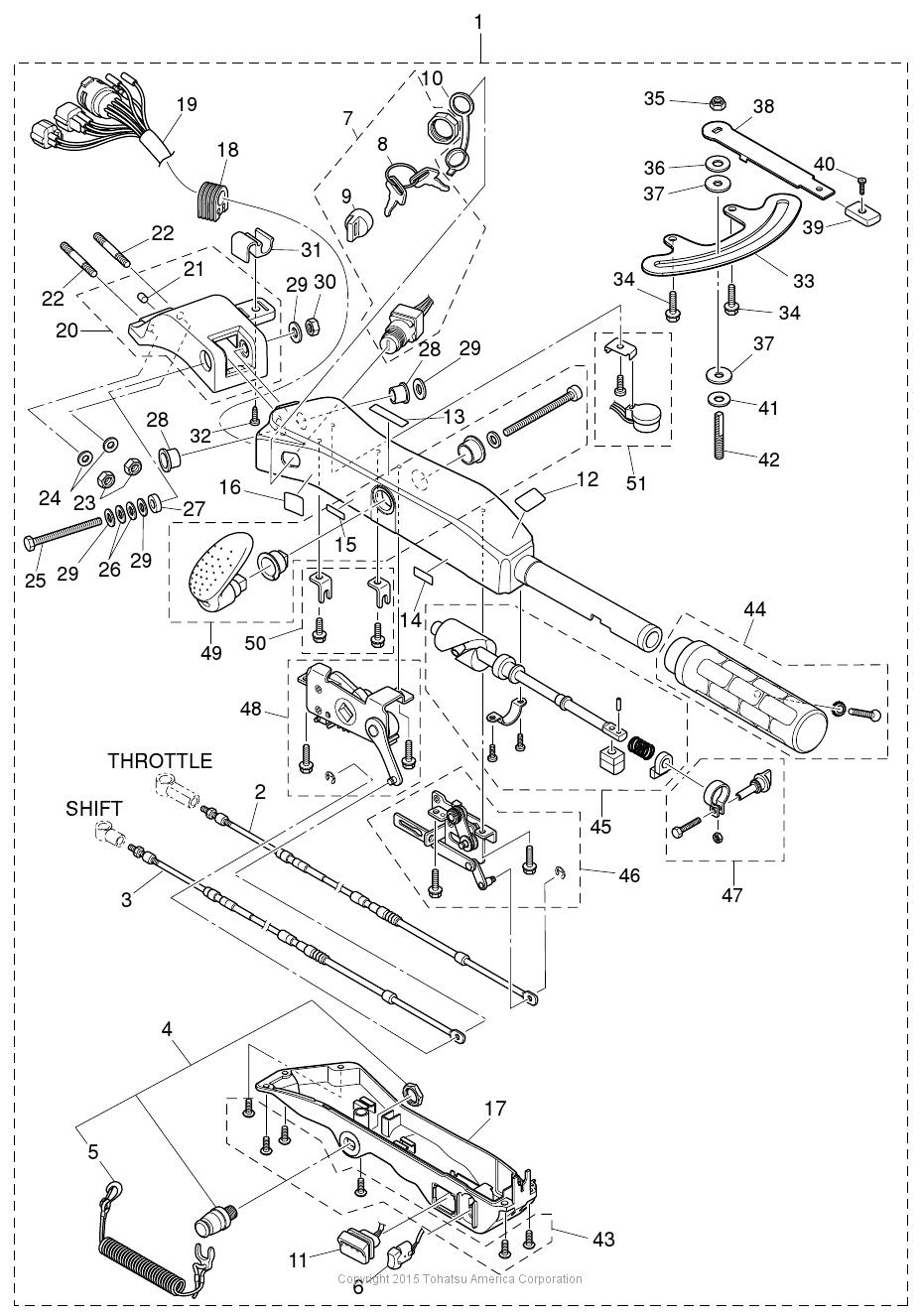 MFS40A TILLER HANDLE